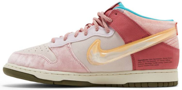 Social Status x Dunk Mid  Strawberry Milk  DJ1173-600