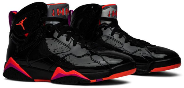 Wmns Air Jordan 7 Retro  Black Gloss  313358-006