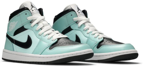 Wmns Air Jordan 1 Mid  Aqua Black  BQ6472-300