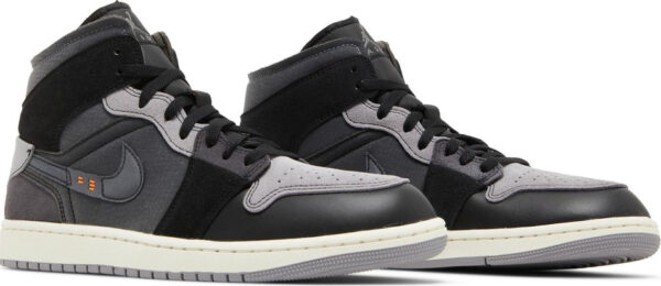 Air Jordan 1 Mid SE Craft  Inside Out   Black  DM9652-001