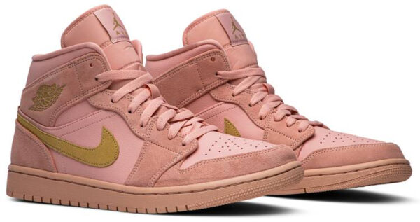 Air Jordan 1 Mid  Coral Gold  852542-600