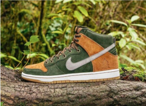 Homegrown x SB Dunk High PRM Sequoia 839693-302