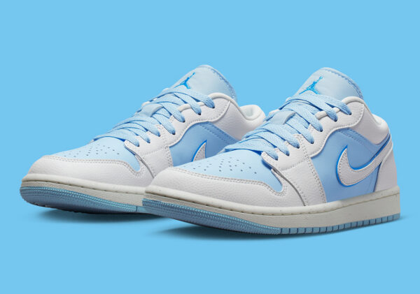 Wmns Air Jordan 1 Low SE  Reverse Ice Blue  DV1299-104