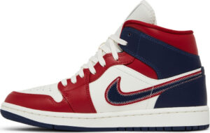 Wmns Air Jordan 1 Mid SE USA 2022 DQ7648-600