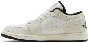 Air Jordan 1 Low Brushstroke Swoosh-Paint Splatter DM3528-100