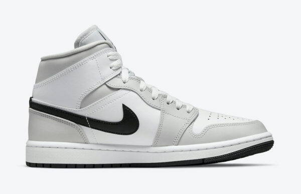 Wmns Air Jordan 1 Mid  Light Smoke Grey  BQ6472-015